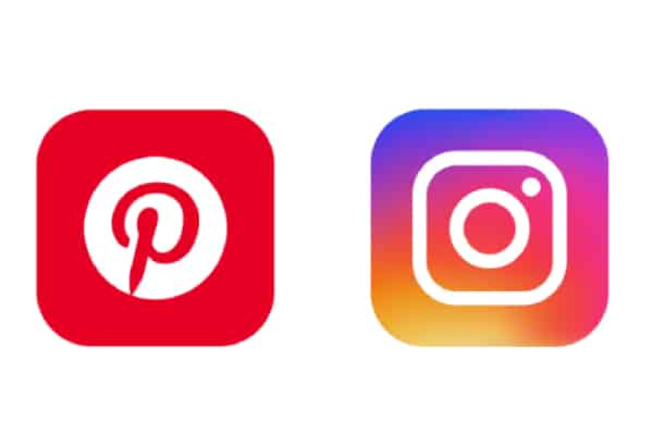 Pinterest et Instagram